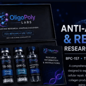 Anti-Aging & Repair Research Stack 2026 | GHK-Cu, NAD+ & BPC-157 Research Bundle