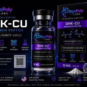 GHK-Cu 100mg research peptide vial with COA verified HPLC tested laboratory documentation