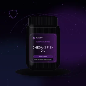 Omega-3 Fish Oil premium matte black OligoPoly Laboratories product image