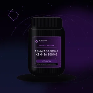 Ashwagandha KSM-66 600mg premium matte black OligoPoly Laboratories product image