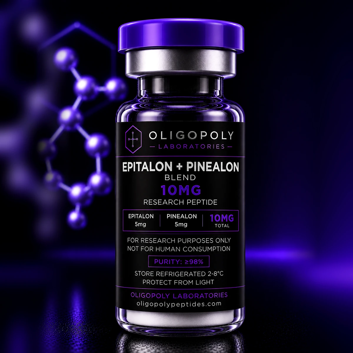 Epitalon and Pinealon research blend vial