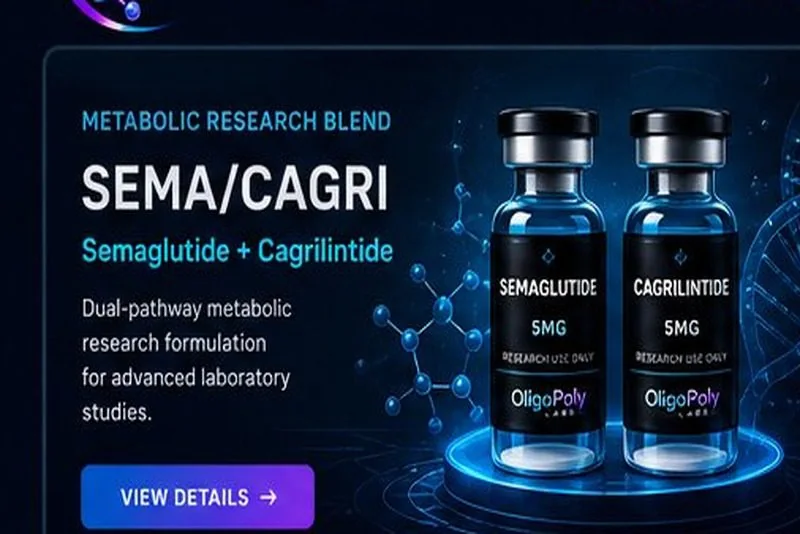 Semaglutide and Cagrilintide research blend vial